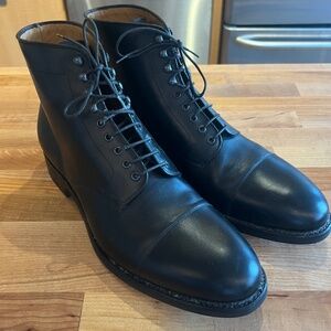 Carlos Santos / Skoaktiebolaget - Men’s Calfskin Dress Boots - Black - UK 11